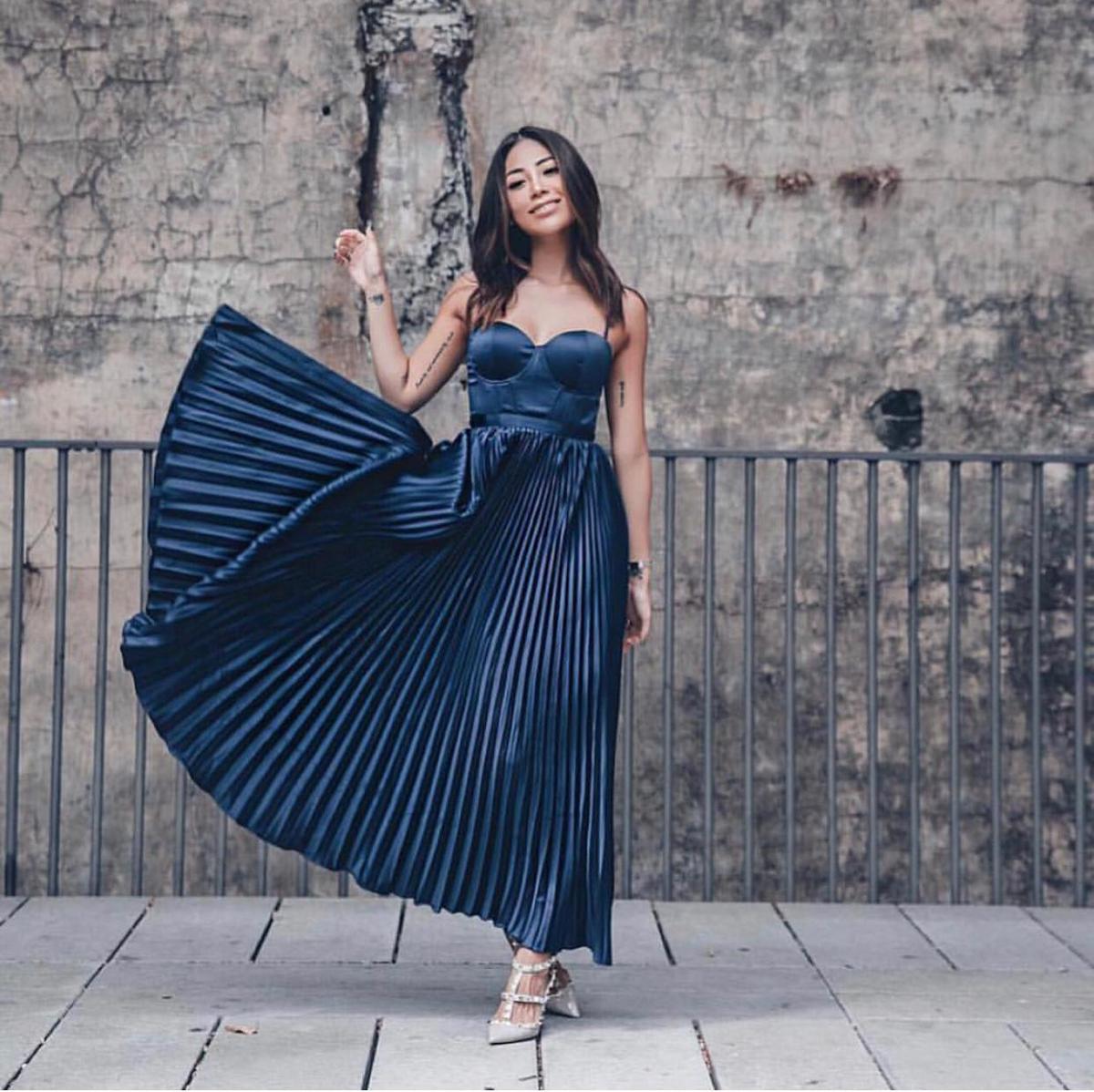 Elle Zeitoune Navy Milan Dress  Size 10 - Image 2
