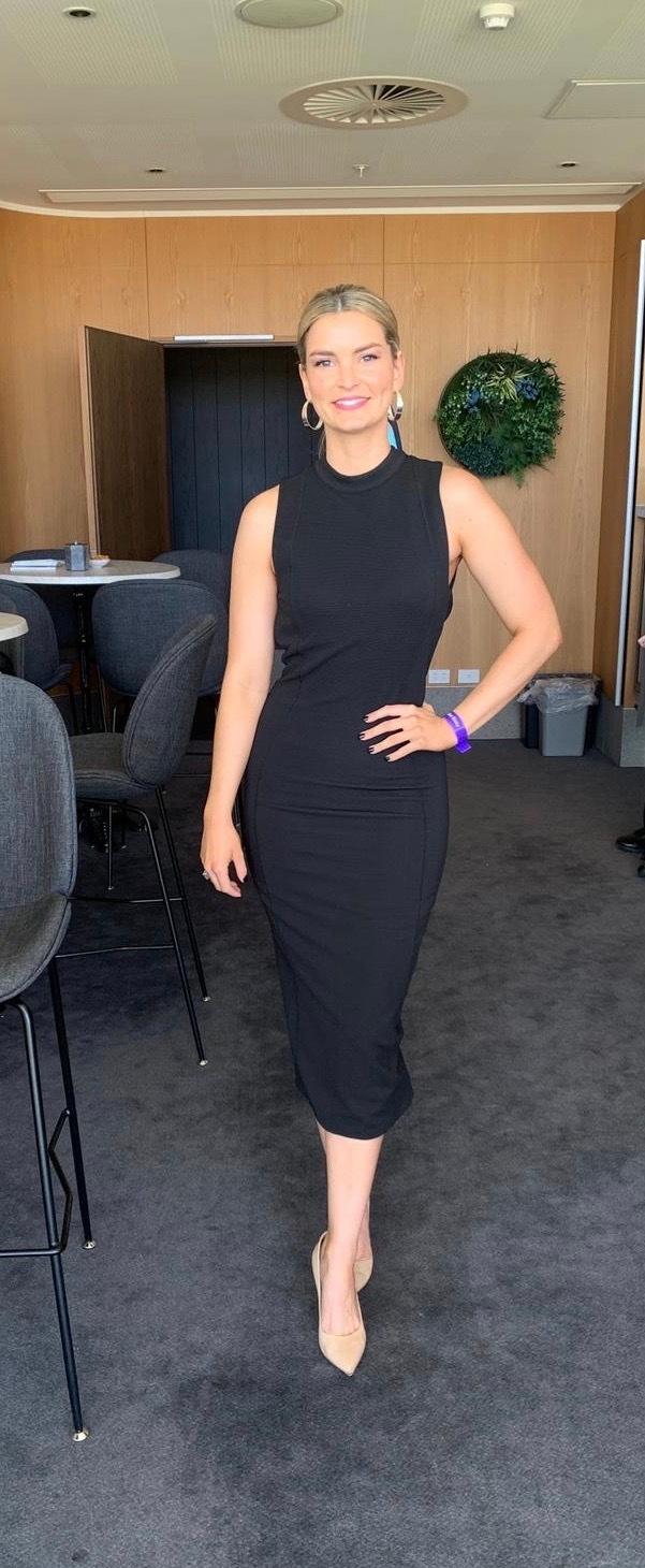 Camilla & Marc Backless Black Dress Size 8 - Image 1