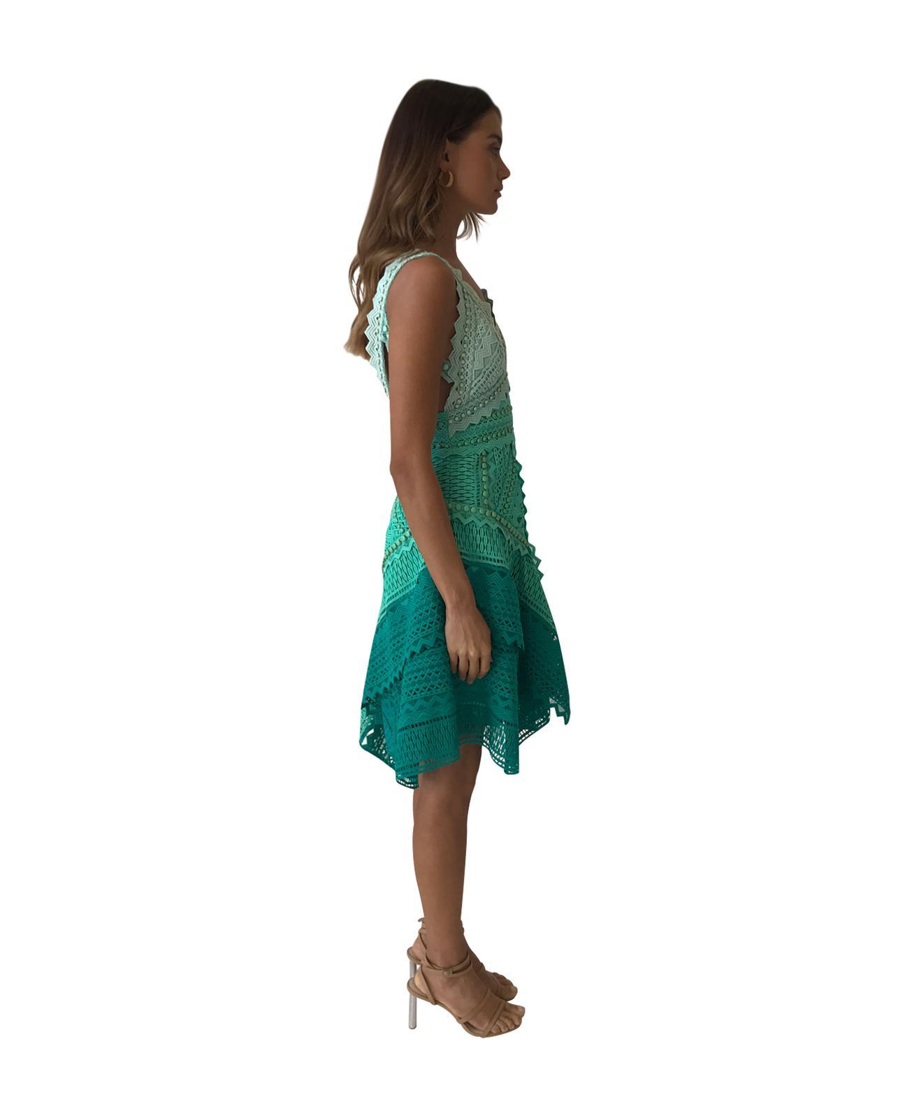 Thurley Bahamas Dress Green Size 6  - Image 2