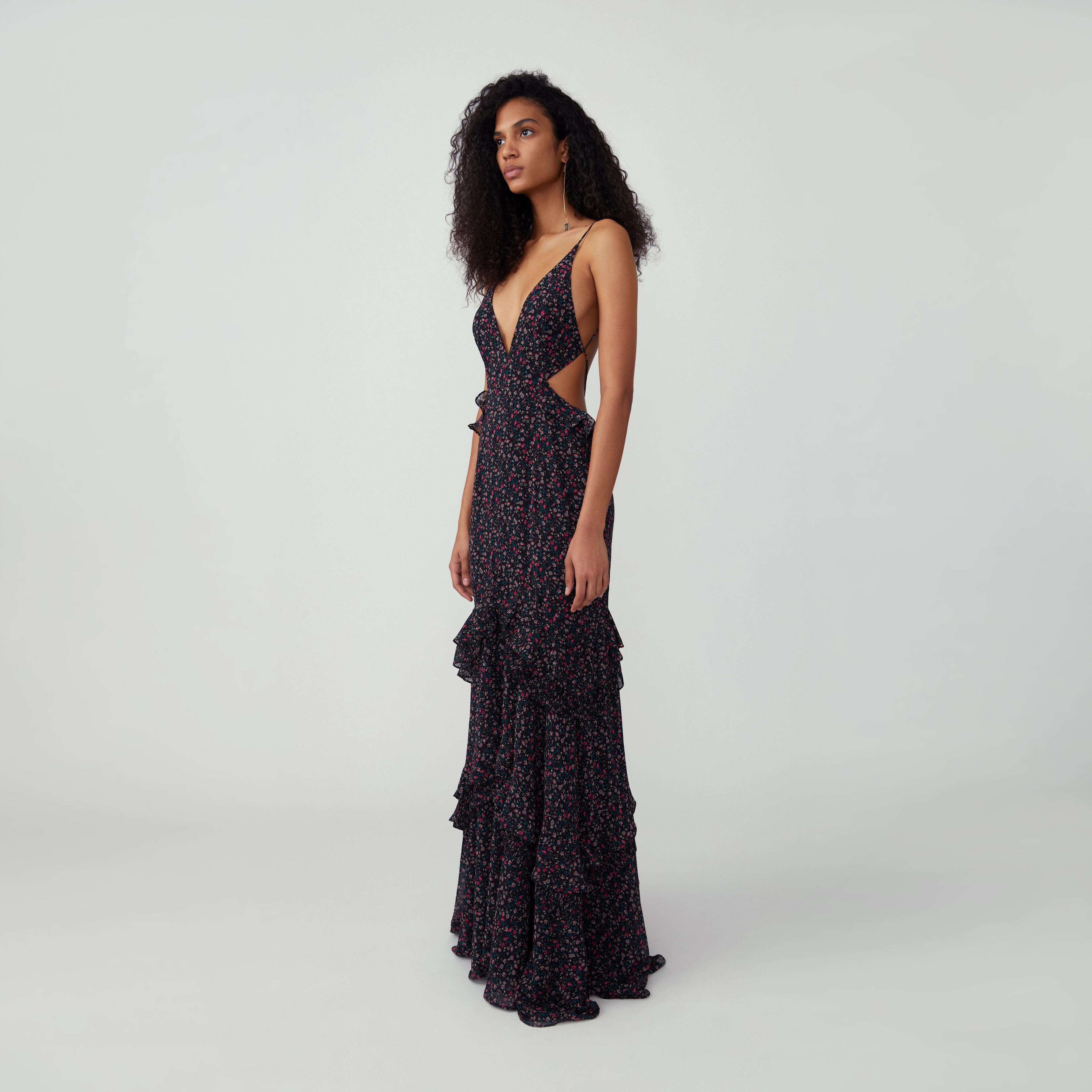 Fame and Partners Mermaid Cut Out Dress Size 8 - Image 3