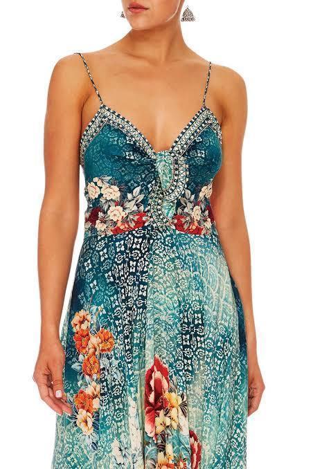 Camilla Her Heirloom Front Tie Dress for rent on The Volte - main image