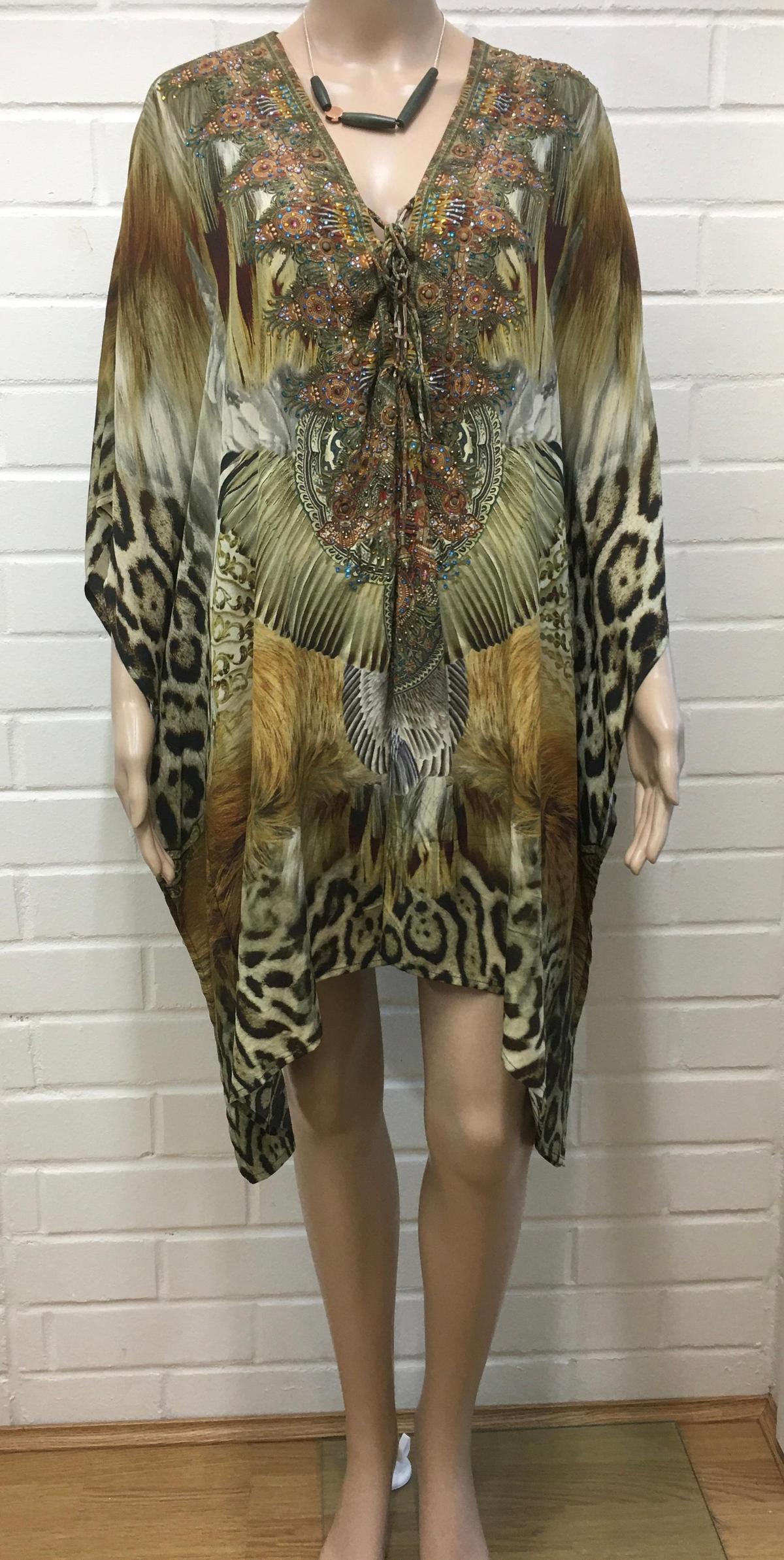 Camilla Eau Savage Short Kaftan Size 12 - Image 1