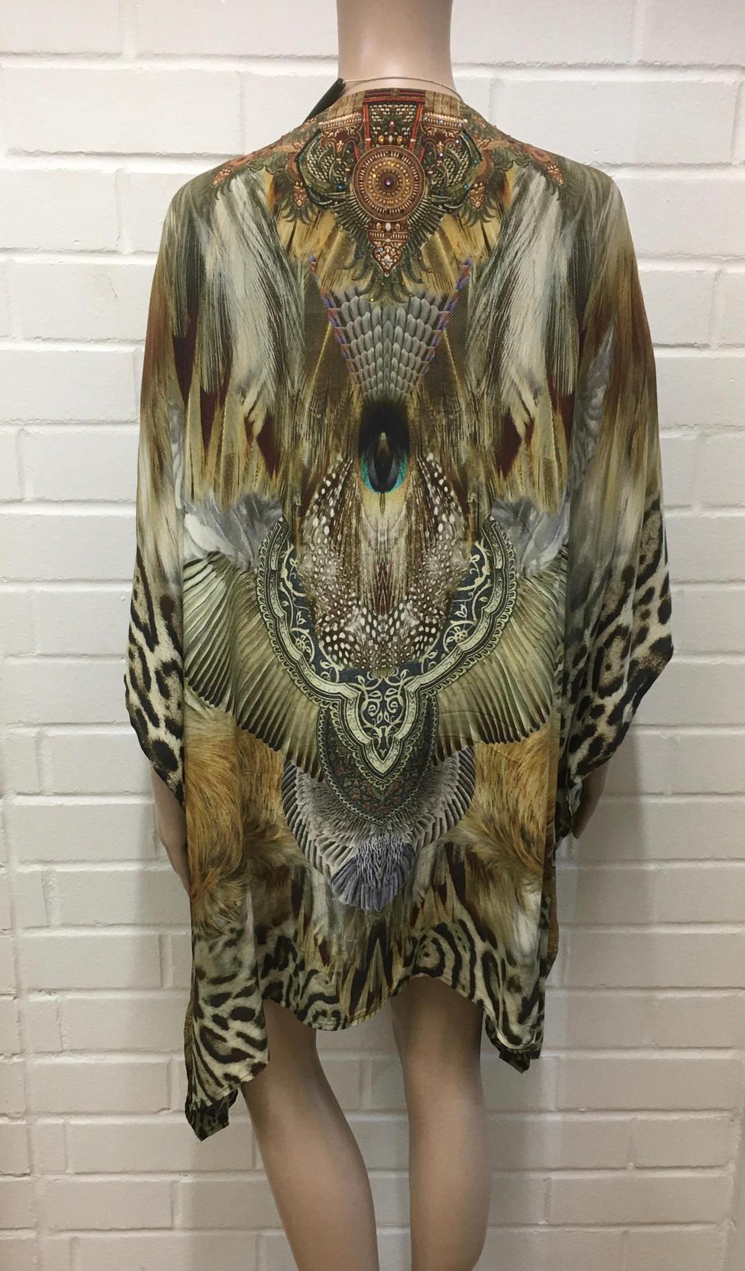 Camilla Eau Savage Short Kaftan Size 12 for rent on The Volte - main image
