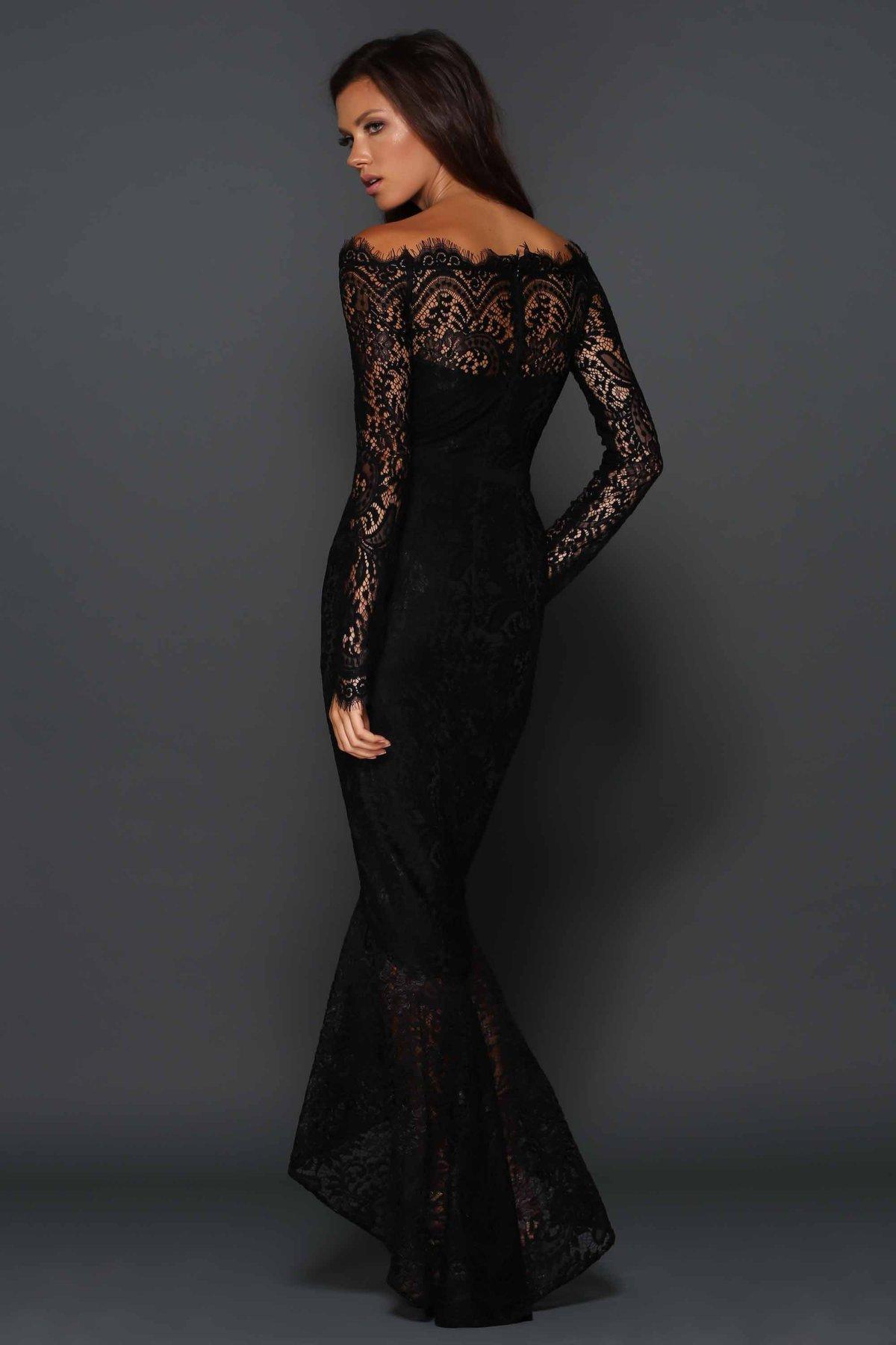 Elle Zeitoune  Marchesa Black Size 8 - Image 2