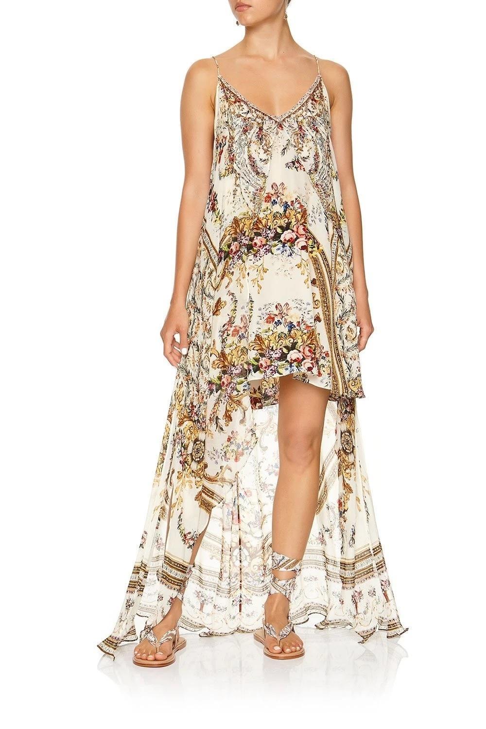 Camilla Olympe Ode Mini Dress with Sheer Overlay print Size 14 - Image 2