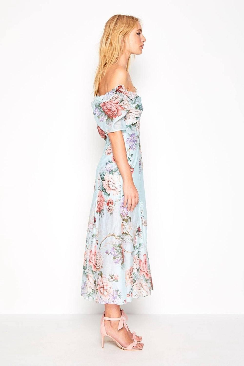 Alice Mccall Send Me A Postcard Off Shoulder Size 8 - Image 3