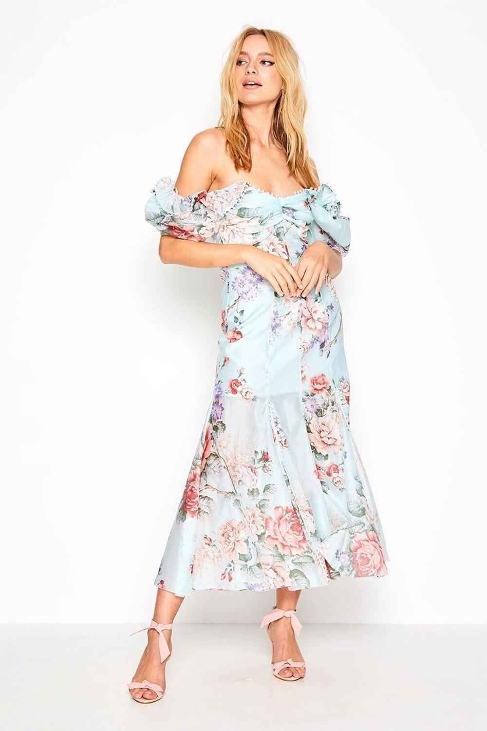 Alice Mccall Send Me A Postcard Off Shoulder Size 8 - Image 1