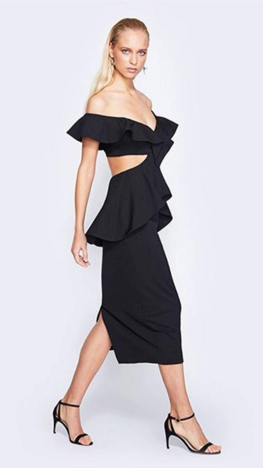 Fame and Partners Firefly Dress Black Size 6 - Image 3