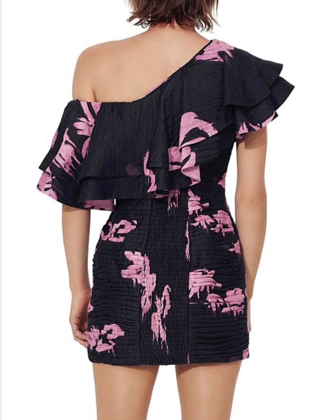 Aje Waves Mini Dress Print Size 8 - Image 2