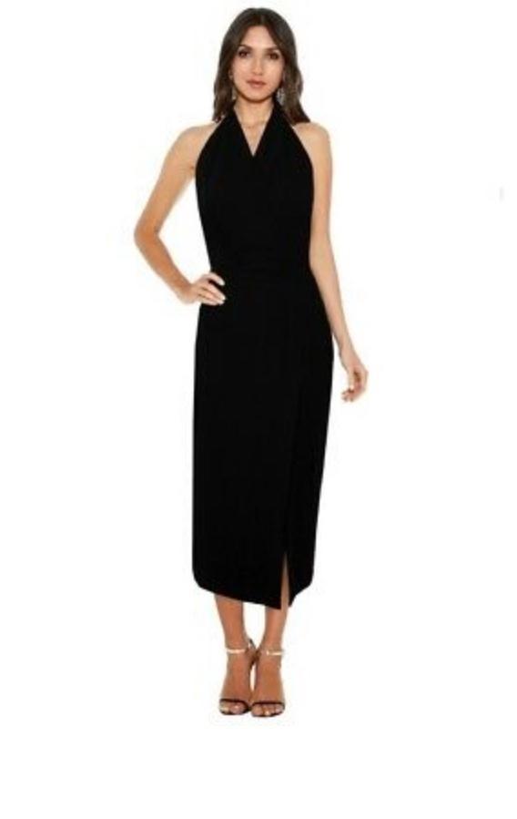 Dion Lee Line II Soft Lace Dress, Black - Image 1