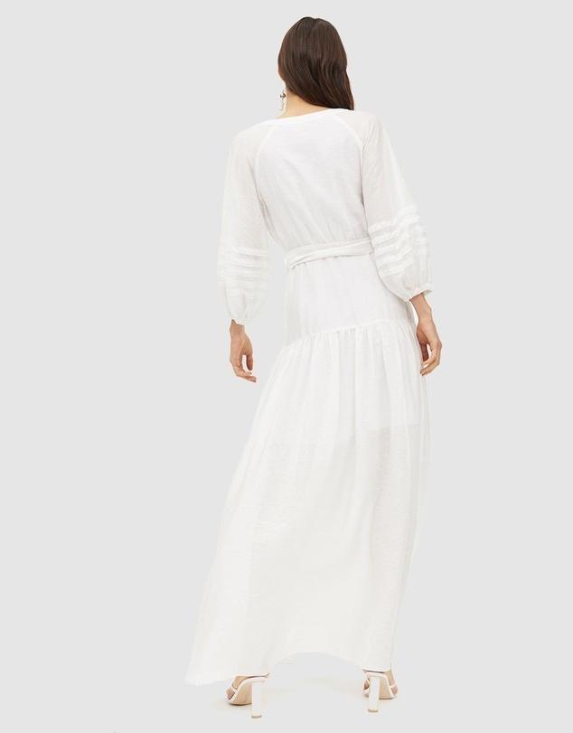 Manning Cartel Balloon Art Maxi Dress  White Size 14  - Image 4