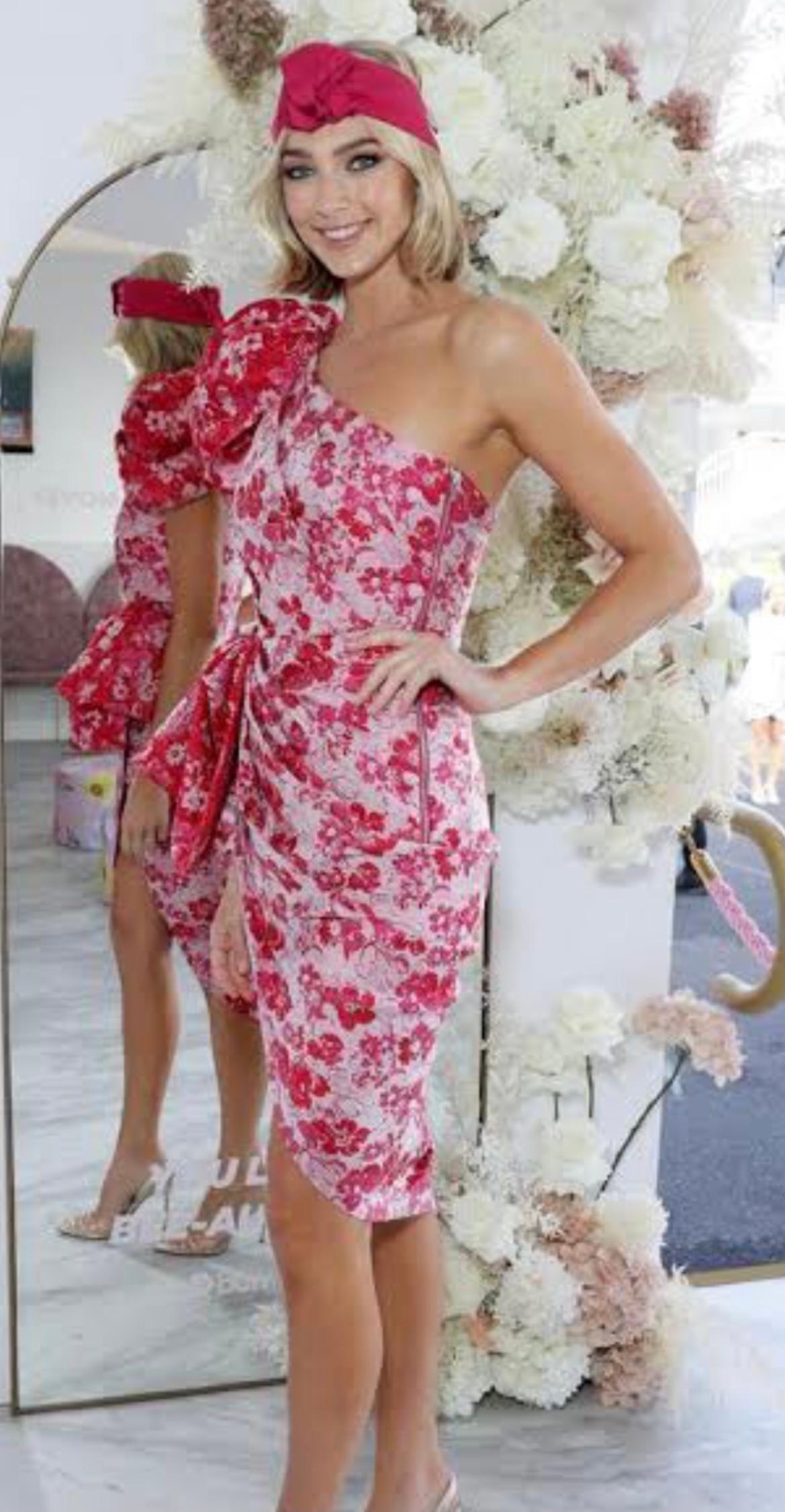 Eliya The Label Michelle Dress Pink Size 10 - Image 2