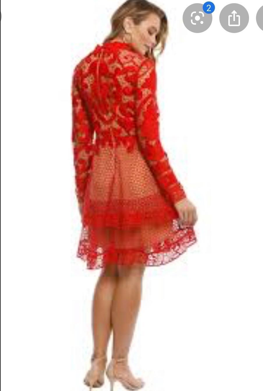 Thurley red ceremony dress - Image 2