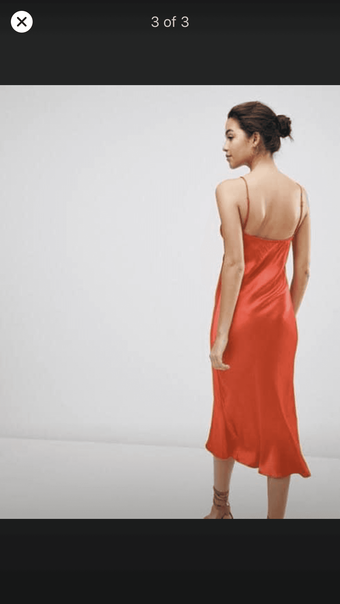 Bec and bridge shine midi cami dress red size 12 - Image 2