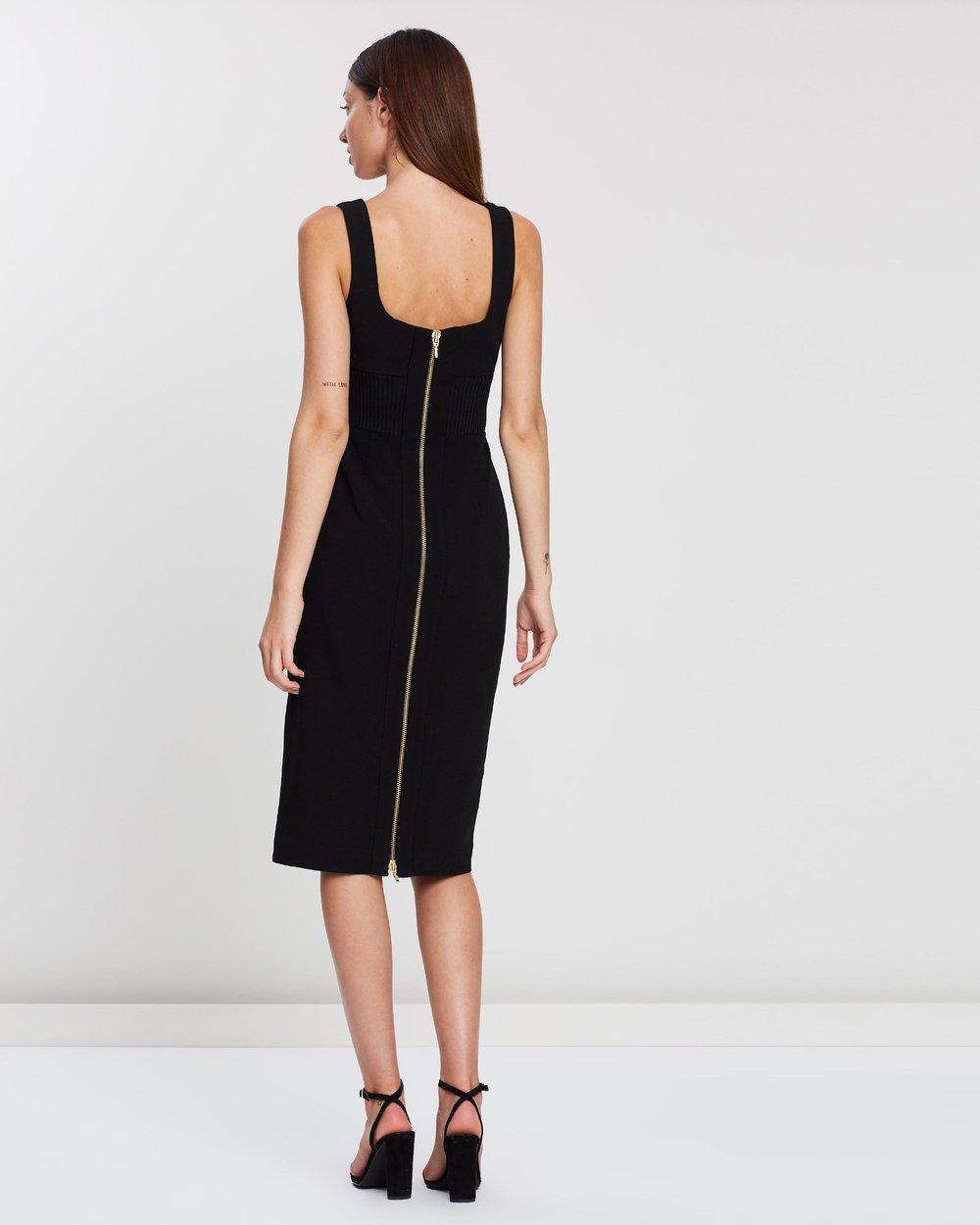 Rebecca Vallance Eddie Dress Black Size 10 - Image 3