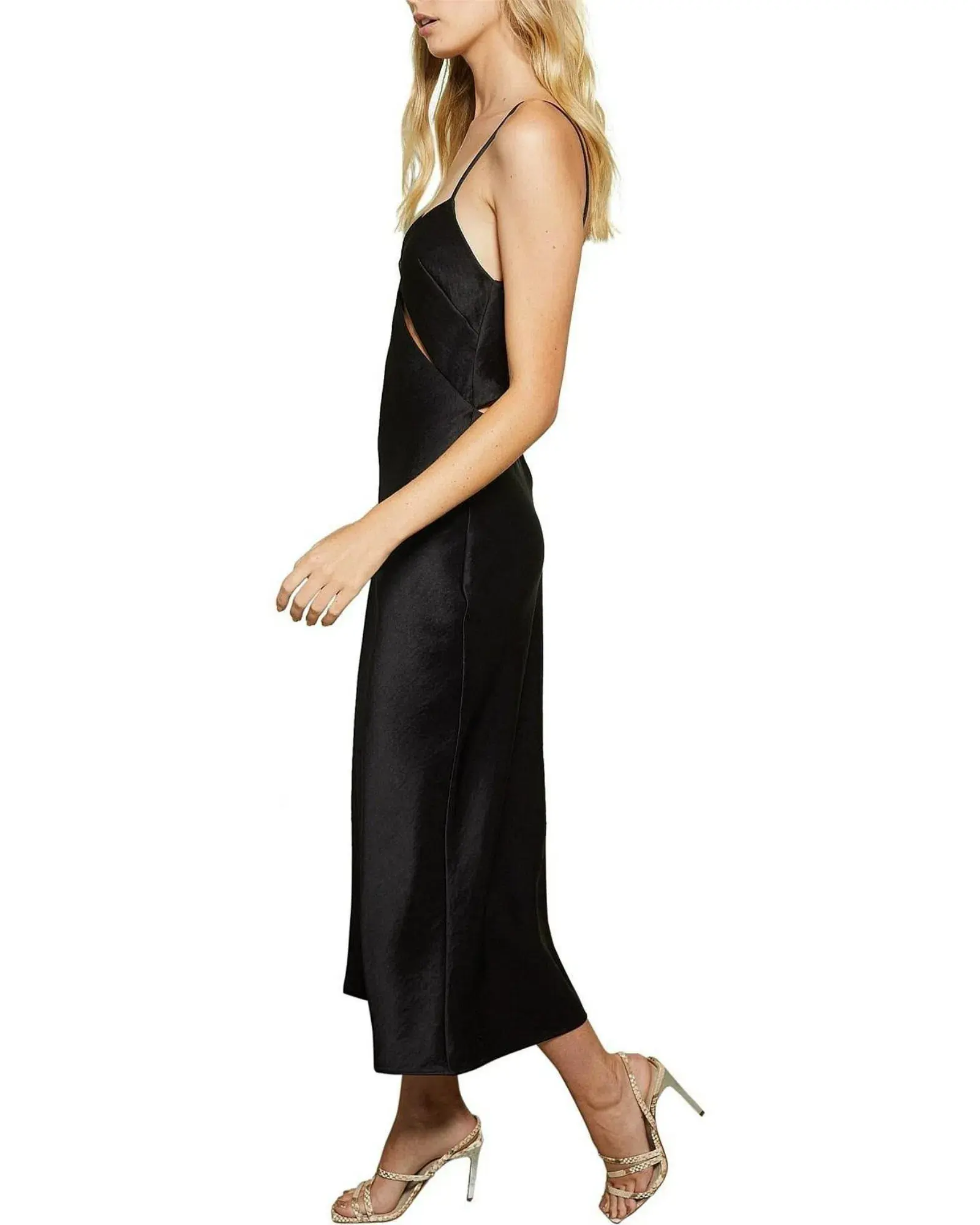 Bec & Bridge Mila Midi Dress Black Size AU 8 - Image 2