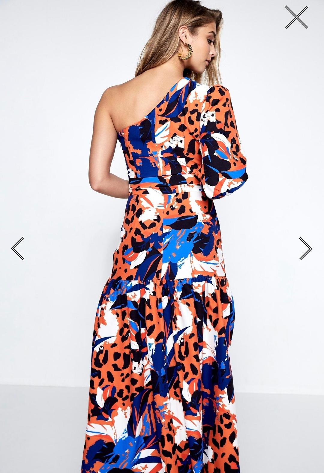 Mossman Untamed Maxi Dress Print Size 12 for rent on The Volte - main image