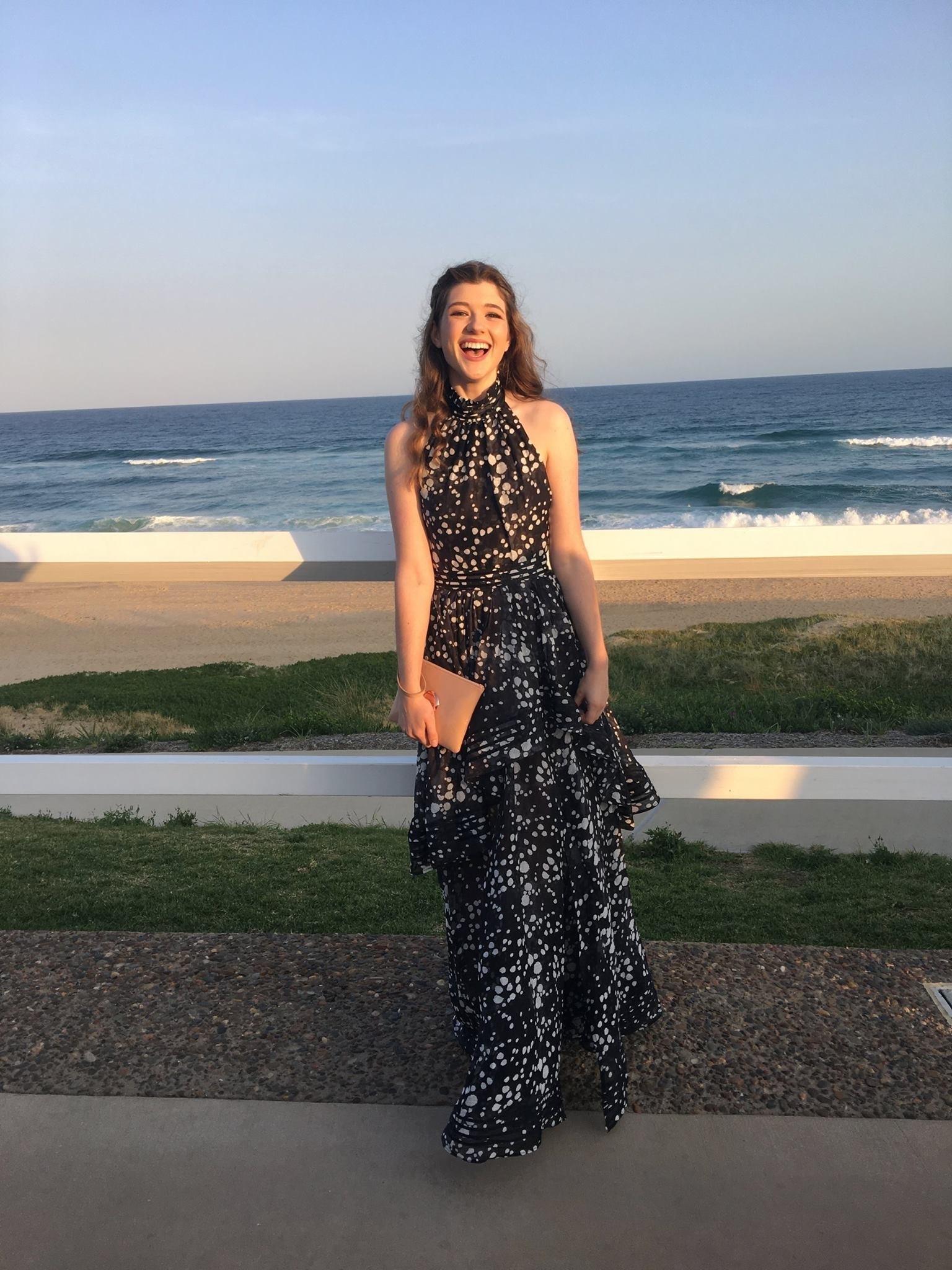 Aje Sienna Gala Dress Print Size 8  - Image 3