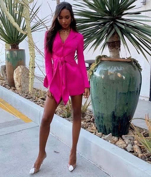 MISHA Teagan Dress Pink Size 8/S - Image 3