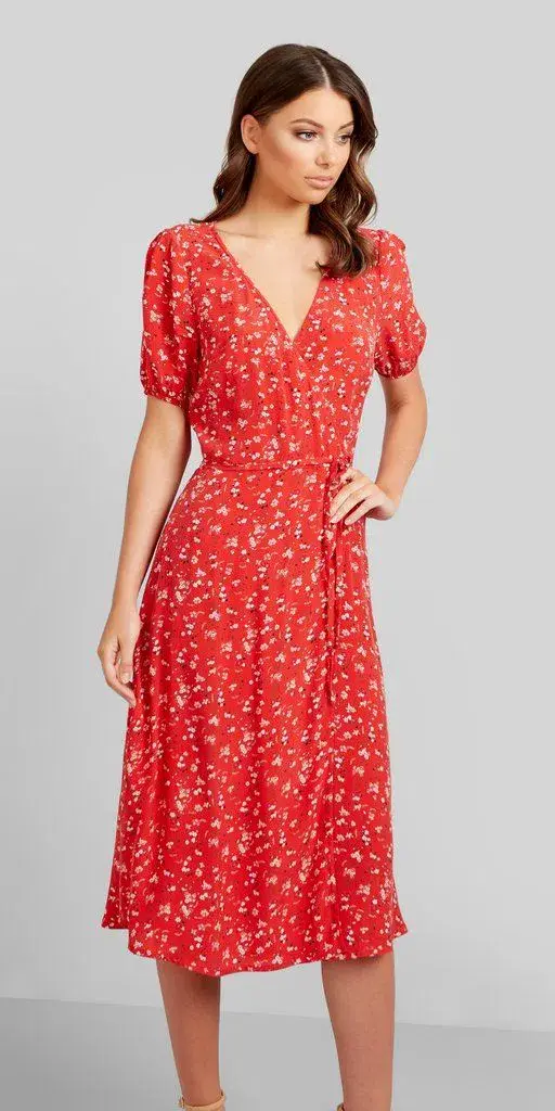 Kookai Zariah Dress Red Size 6 - Image 1