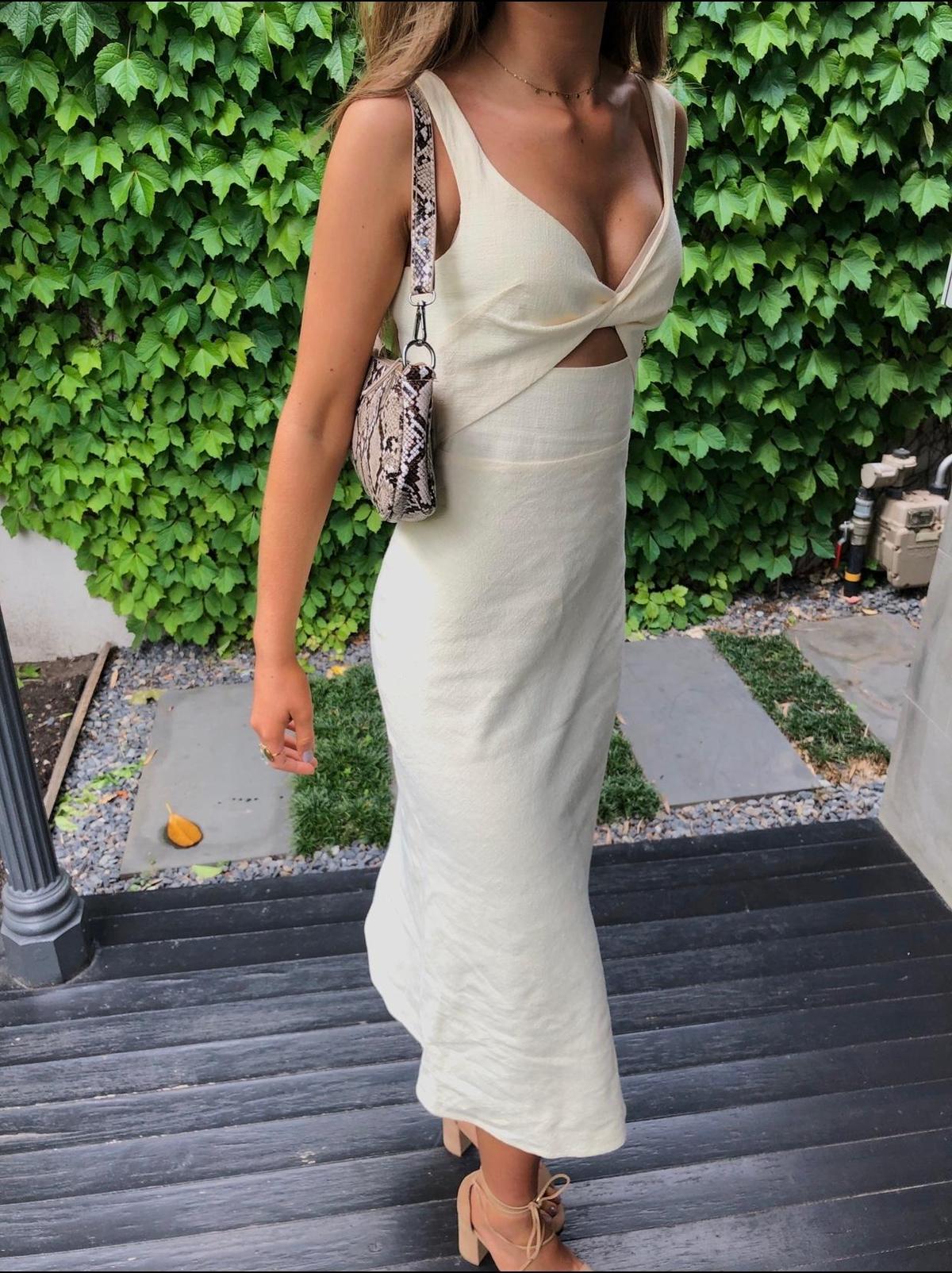 Bec & Bridge ANA MIDI DRESS - BUTTER size 6 - Image 3