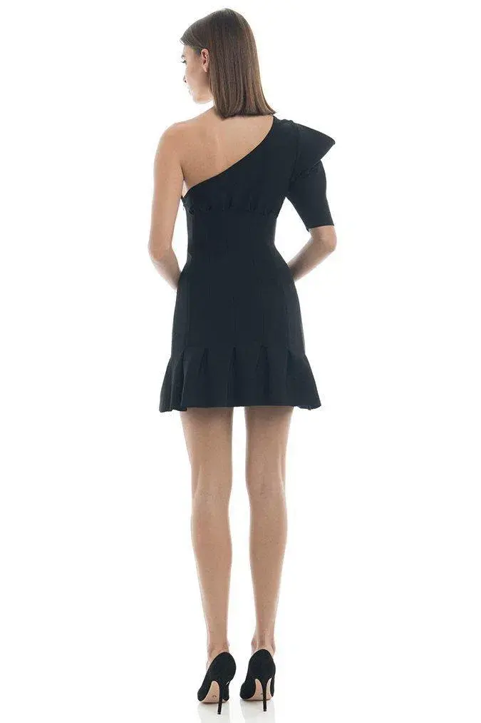 MISHA Soraya Mini Dress Black Size 12 - Image 2