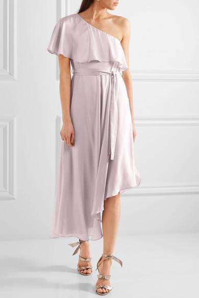 Zimmerman one shoulder silk dress size 1 - Image 1