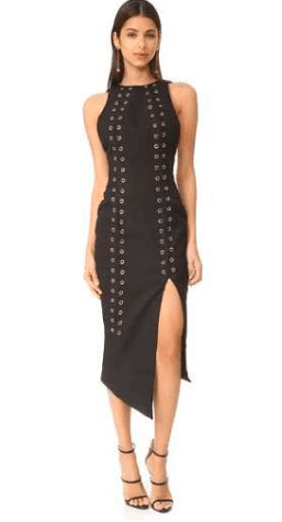 MISHA Ana Dress Black Size 10/M - Image 3