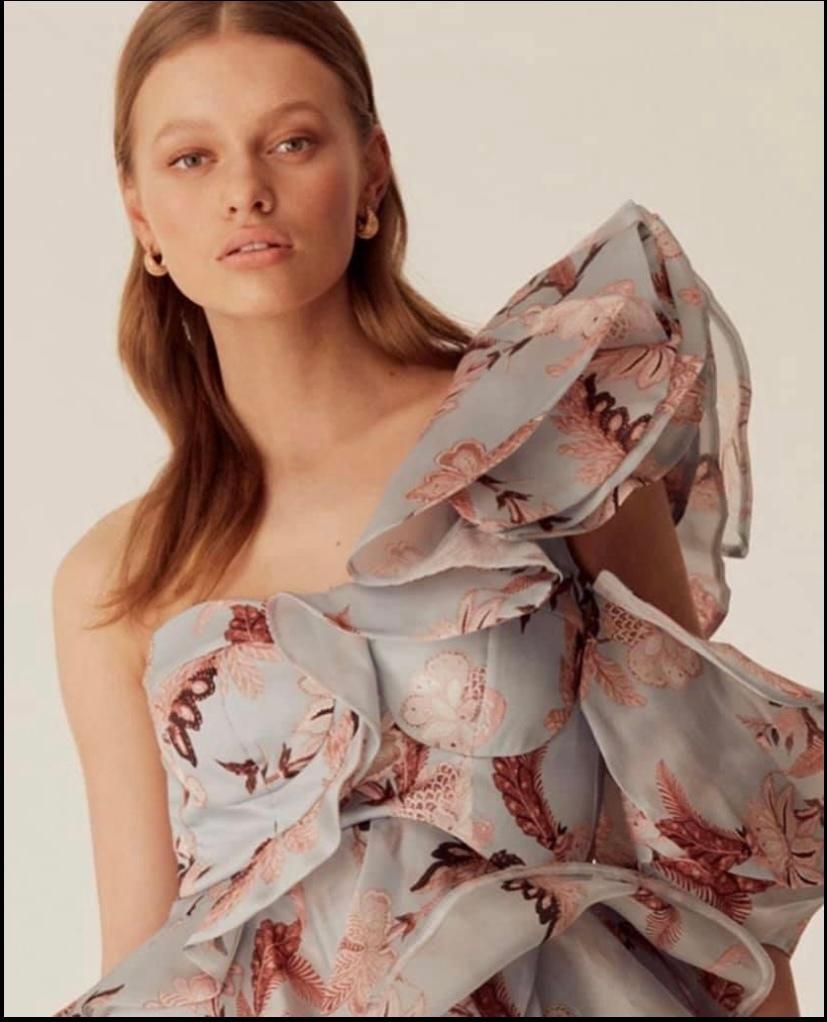 Thurley Folklore Frill Dress in size 8 - Image 2