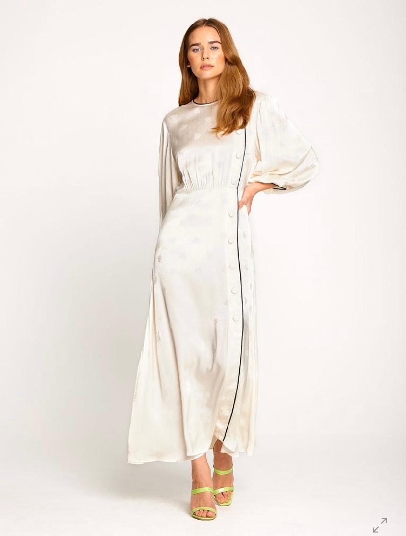 Alice McCall Hotel Lobby Midi Dress, cream in size 6 - Image 2
