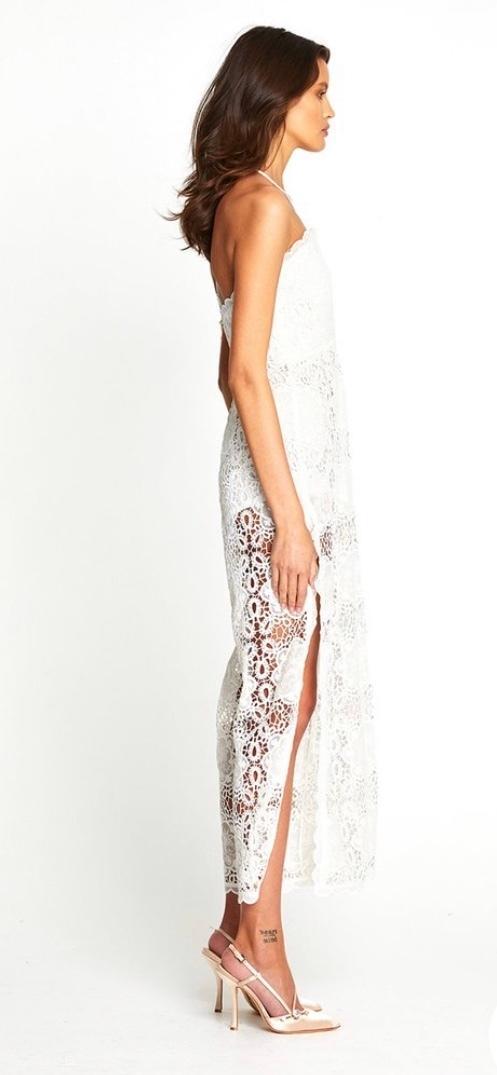 Alice McCall Diamond Veins Jumpsuit in Porcelain in Size 6 - Image 3