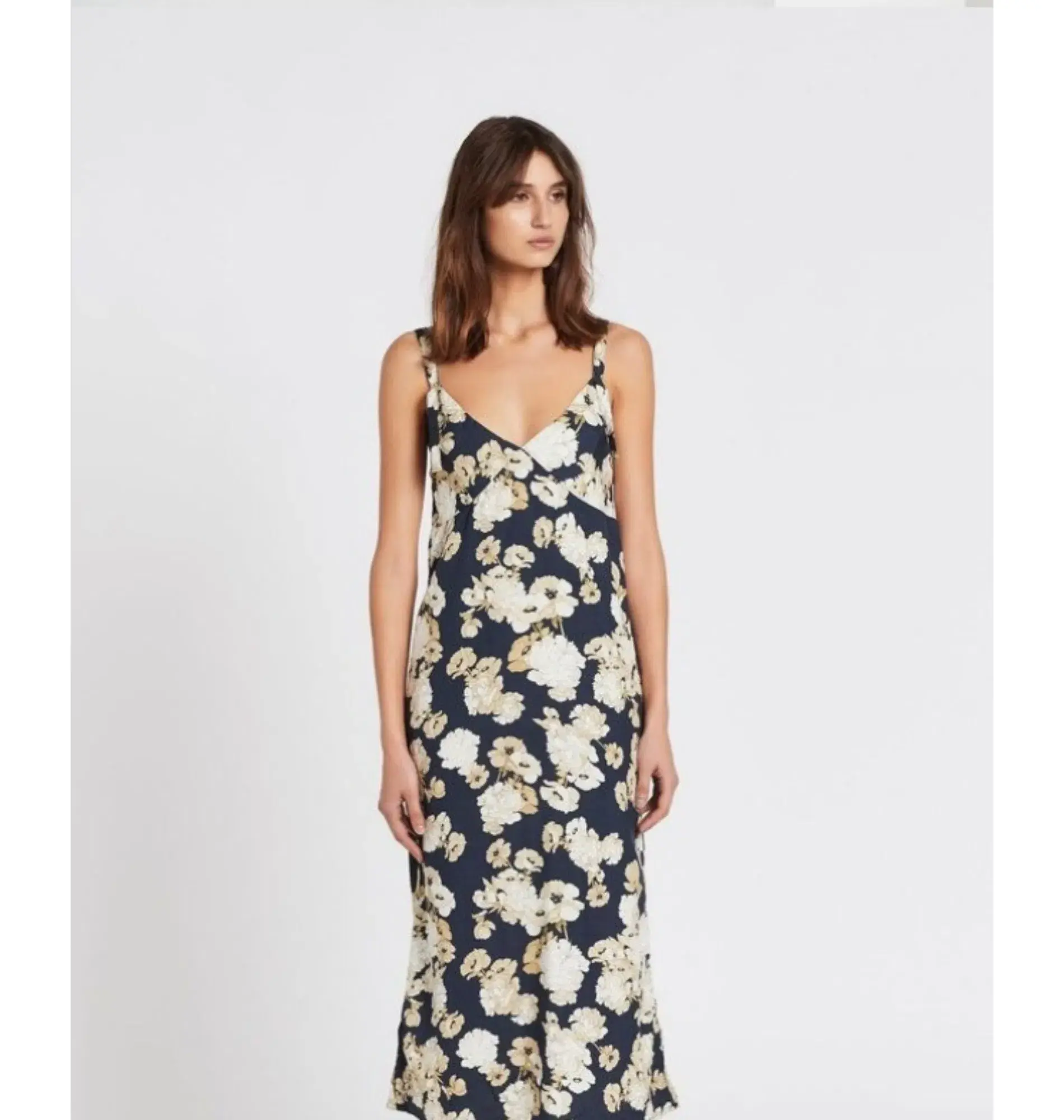 Sir the Label Bellagio Slip Dress Print Size AU 6 - Image 1