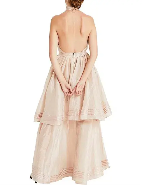 Aje Sienna Dress Blush Size 8 - Image 2
