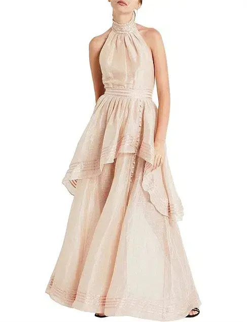 Aje Sienna Dress Blush Size 8 - Image 1