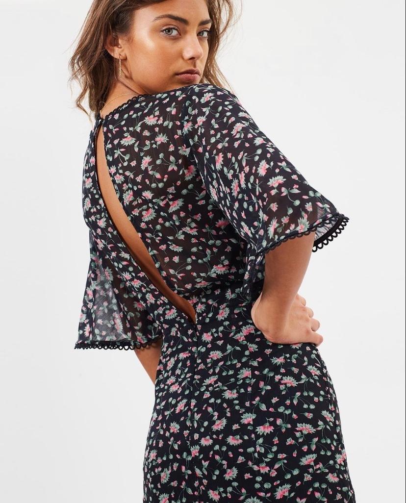 Talulah Unwavering Glamour Midi Dress for rent on The Volte - main image