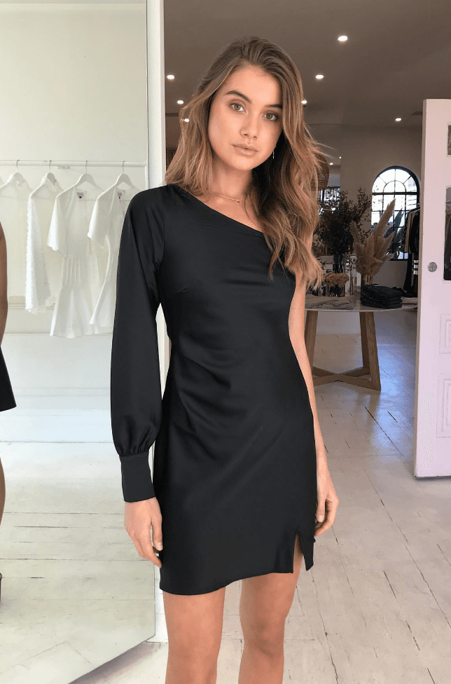 By Nicola Eternal Dress Black Size 8 - Image 1