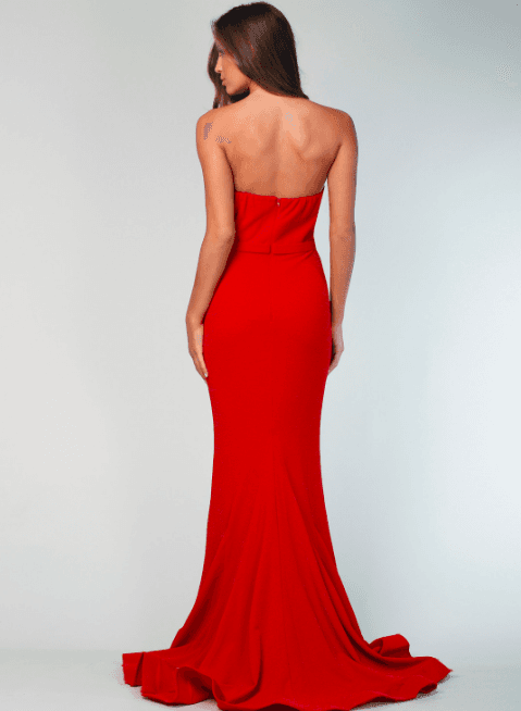 Jennifer gown red by Tina Holy size 6 - Image 4