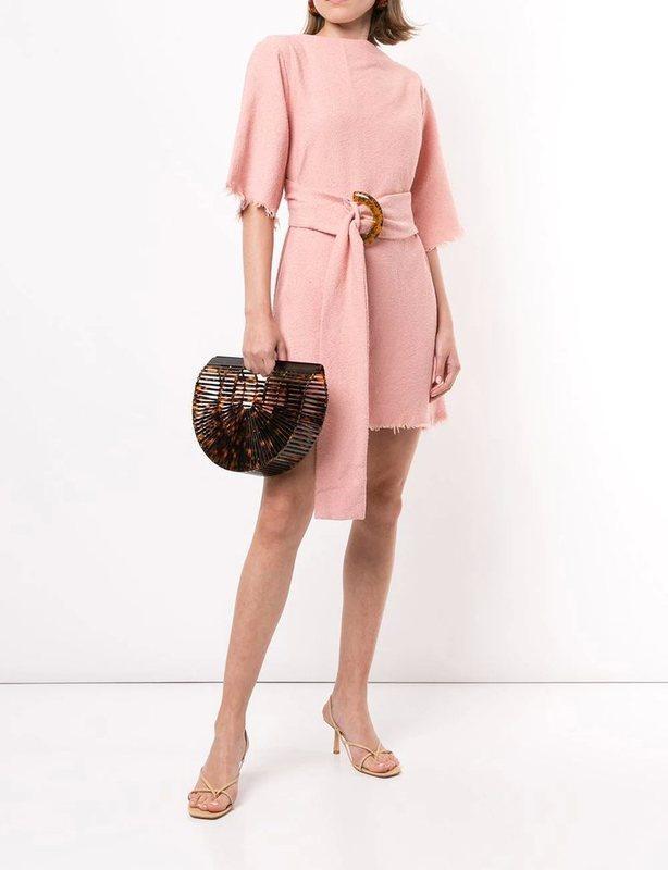 Bec & Bridge Ollie Mini Dress Musk Pink Size 8  for rent on The Volte - main image