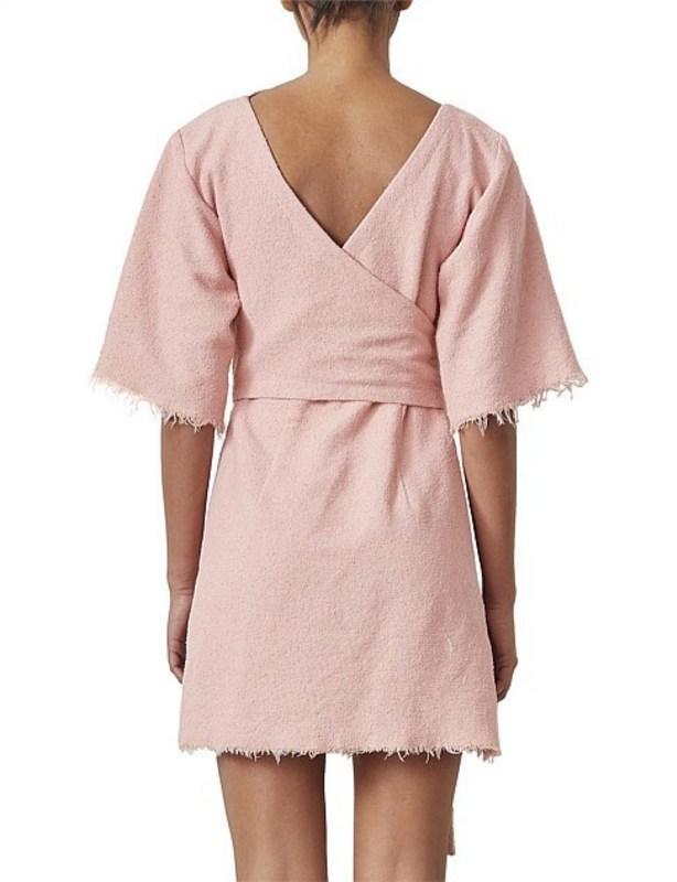 Bec & Bridge Ollie Mini Dress Musk Pink Size 8  for rent on The Volte - main image