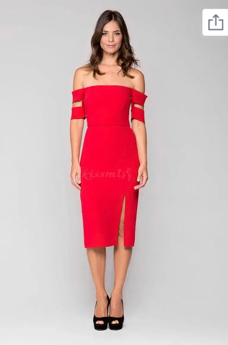 Yeojin Bae Dasha Red Dress Size 10 - Image 1