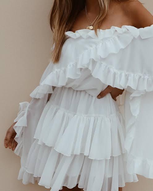 Maurie and Eve “oh honey dress” white- size S/8 - Image 1