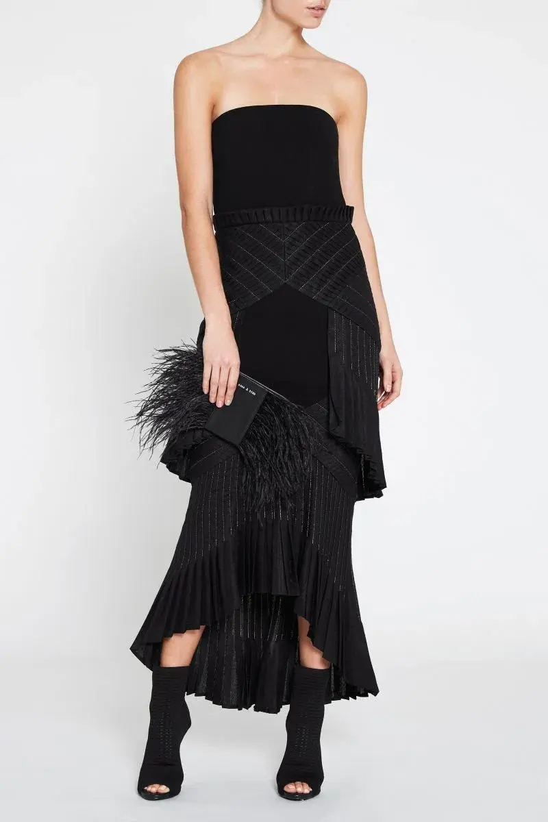 Sass and Bide The Grand Legacy Midi Dress Black Size 8 - Image 1