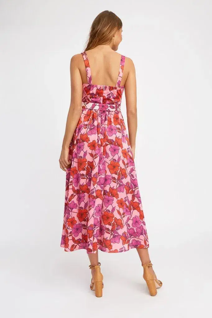 Kookaï Valencia Dress Floral Size 36 - Image 3