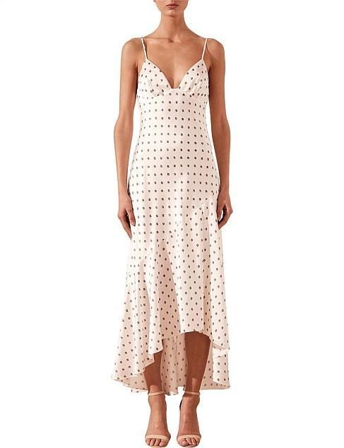 Shona Joy Luciana Bias Frill Midi Dress Size 6 - Image 2