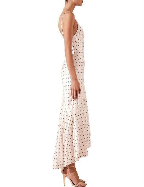 Shona Joy Luciana Bias Frill Midi Dress Size 6 - Image 3