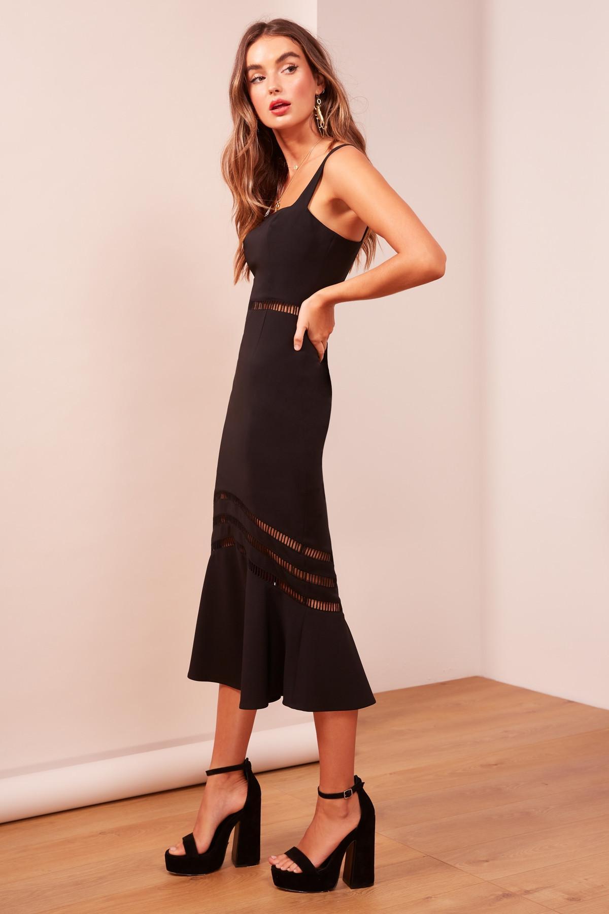 Finders Keepers Sangria Black Dress size 6 - Image 2