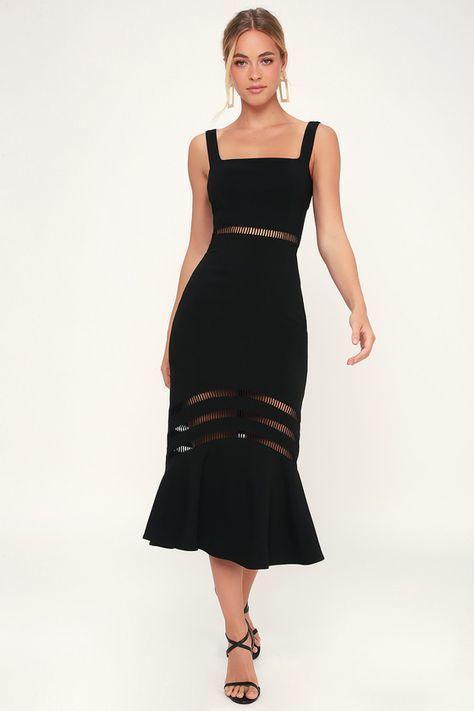 Finders Keepers Sangria Black Dress size 6 - Image 1