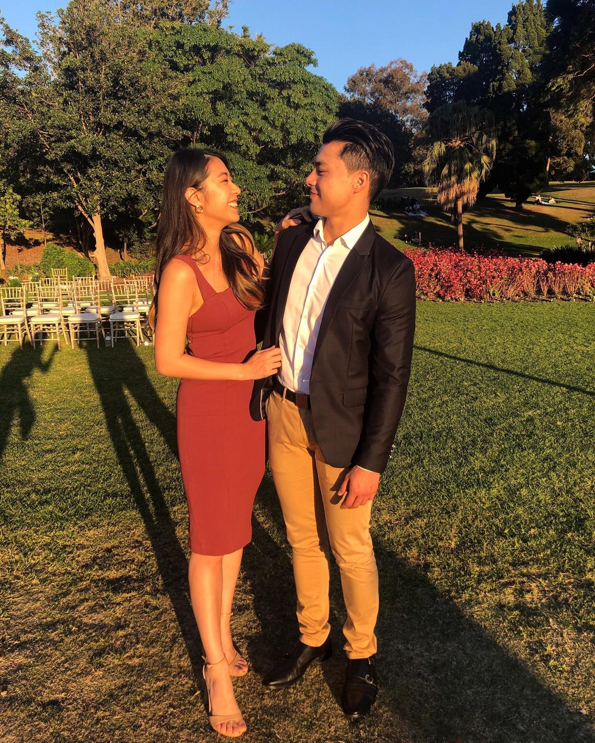 Kookai Roxy Dress Burgundy Size 6 - Image 3