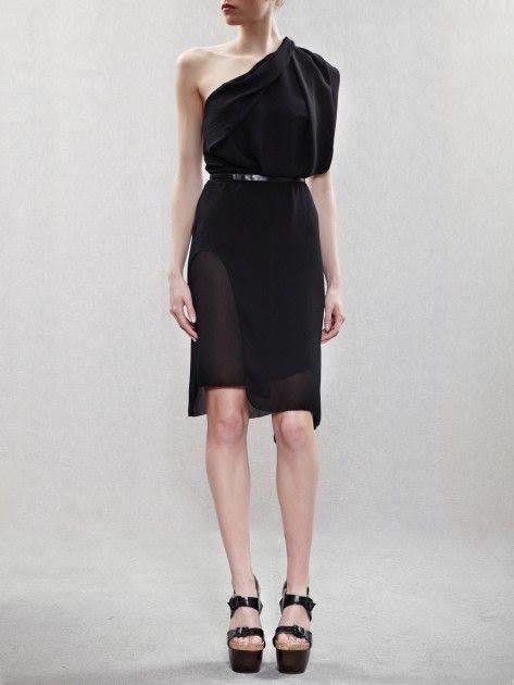 Acne Evans Dress - Vintage AW11 Black size 8 - Image 1