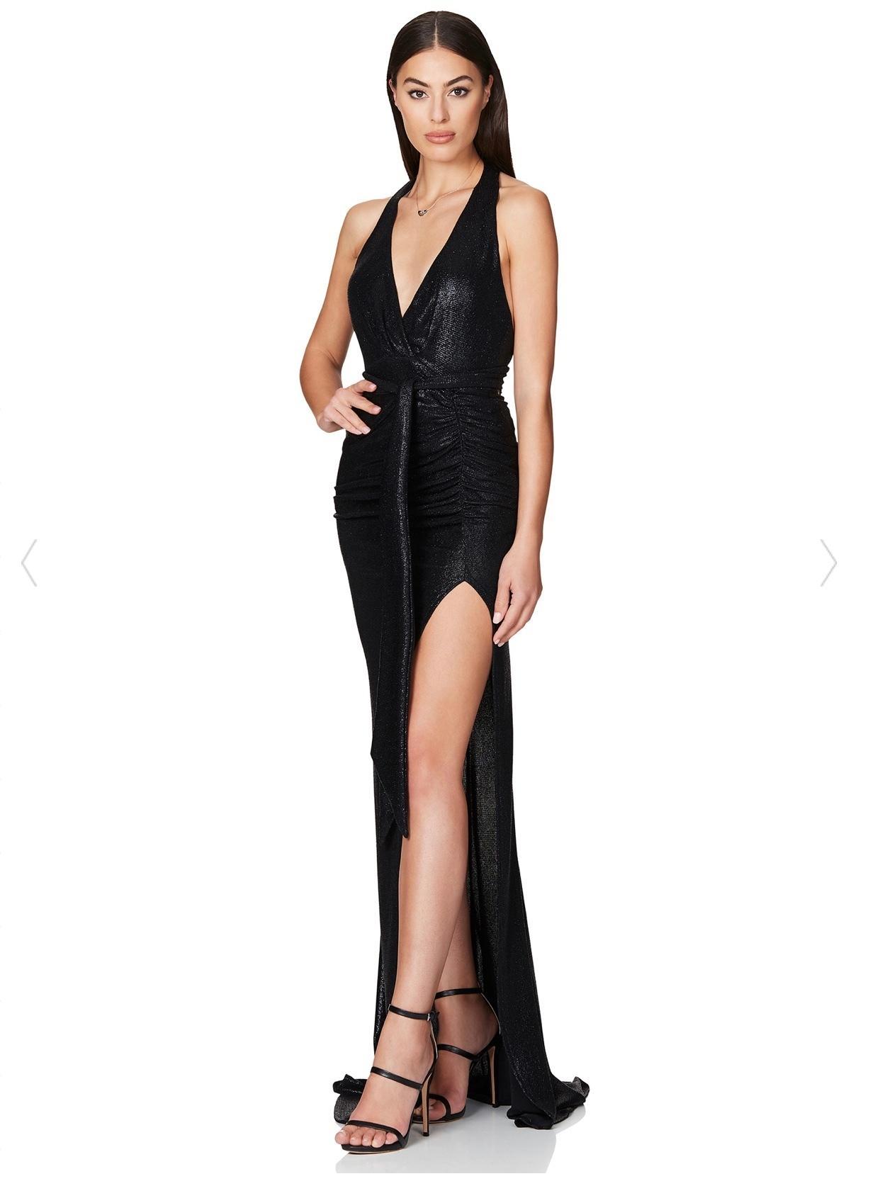 Nookie Bellagio Gown Black Size 12 - Image 1